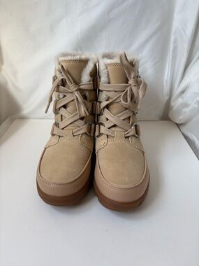 Sorel Torino II Parc Shearling Ceramic Natural Leather Waterproof Boots